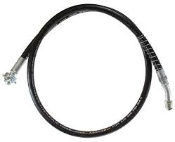 1/2" ID x 6' Heavy Duty Hose Whip with Crowsfoot and 3/8" MPT Straight Swivel